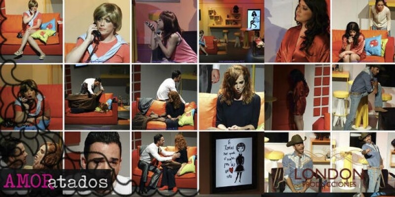 "Amoratados" estuvo nueve meses en cartelera, obra en la que también participaron Claudia Lizaldi, Fran Meric y Ulises de la Torre.
