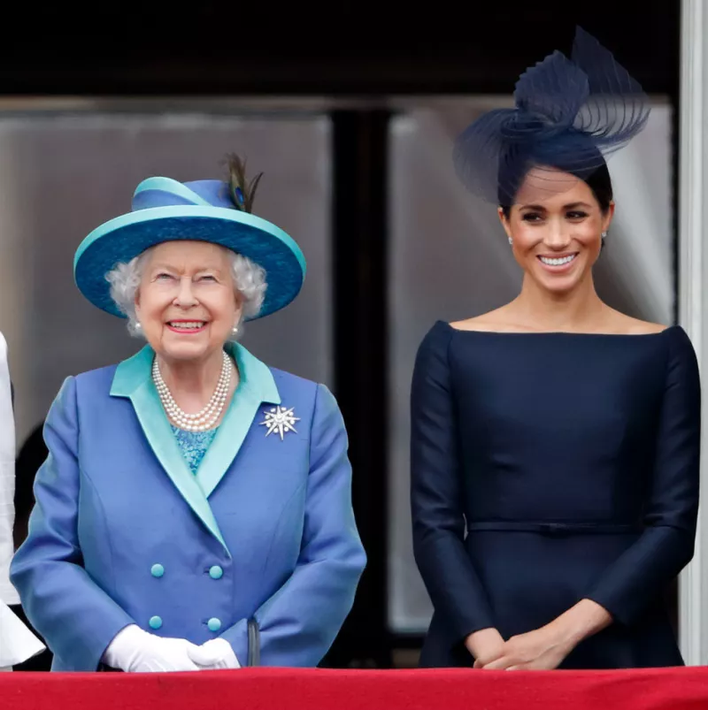 reina Isabel y Meghan Markle 