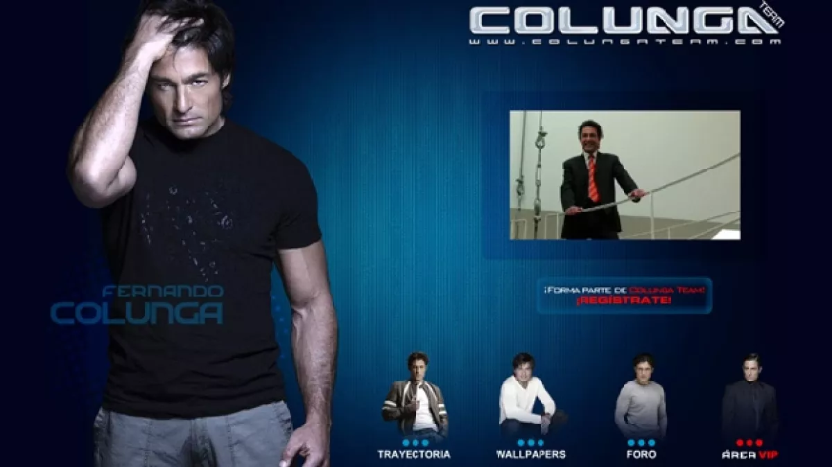 Fernando Colunga es de los pocos actores que no tienen cuanta ni en Twitter y Facebook.