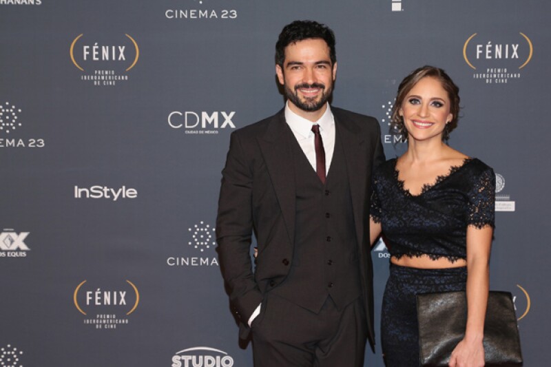 Poncho Herrera y su novia Diana Vázquez.