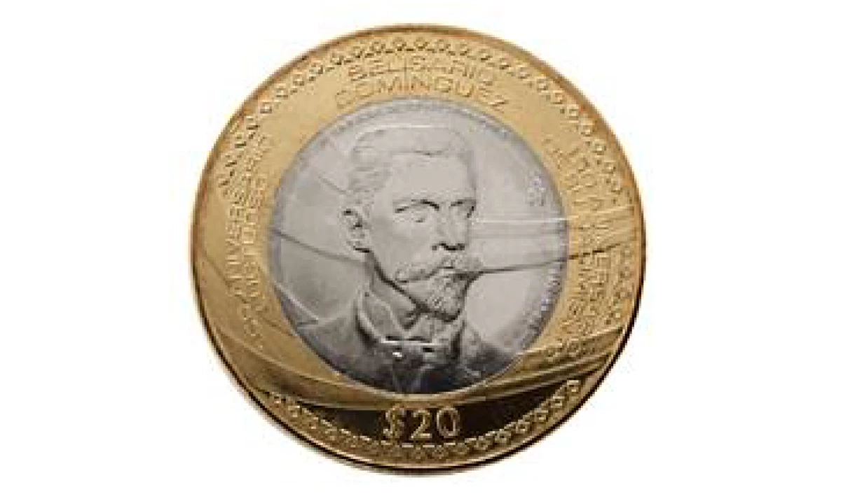 Sobre el retrato del senador aparece la leyenda “Belisario Domínguez ennobleció a la patria”. (Foto: Cortesía Banxico)
