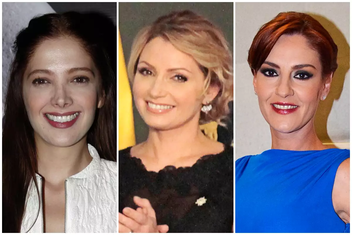 Adela Noriega, Angélica Rivera y Chantal Andere
