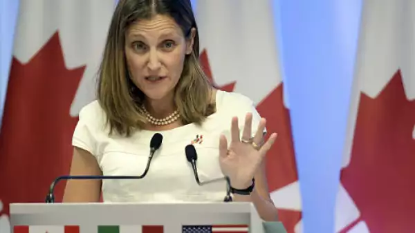 Chrystia Freeland, canciller de Canad�