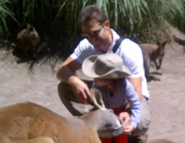 Sebastían convivió son su hijo Santiago.
