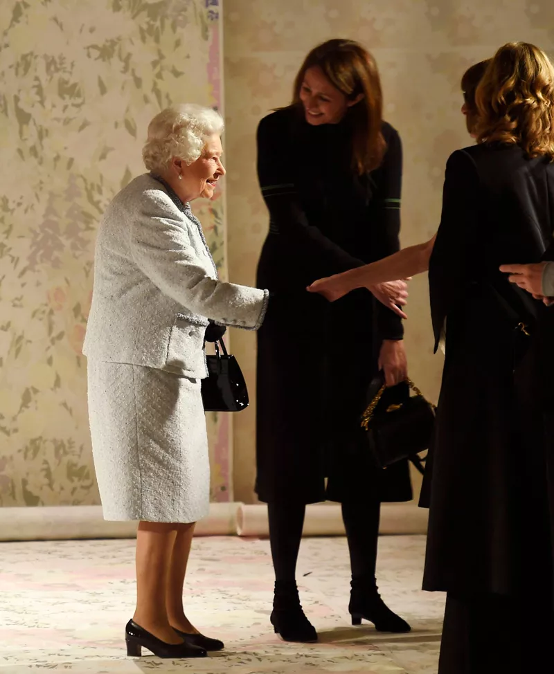 Richard Quinn show, Runway, Fall Winter 2018, London Fashion Week, UK - 20 Feb 2018