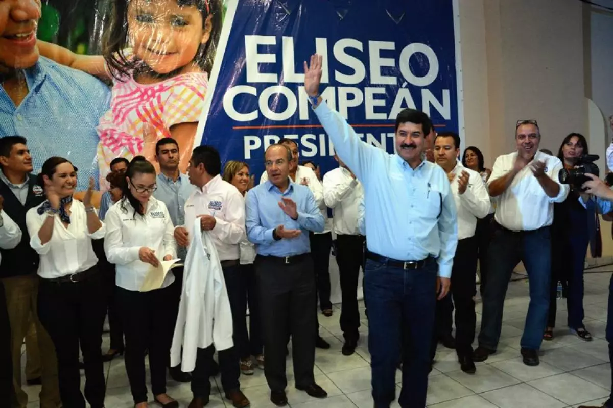 El candidato y el expresidente de la República encabezaron el arranque de las campañas para la renovación de los ayuntamientos y el congreso local.