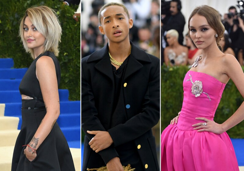 Jaden smith, lily-rose Depp, paris jackson