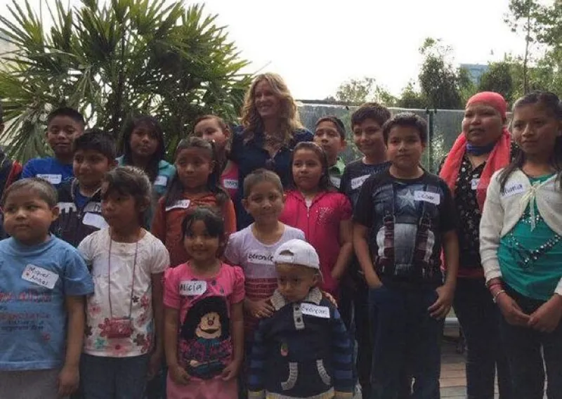 La Fundación Rebecca de Alba ofreció una posada a pacientes enfermos de cáncer y a sus familiares, como última actividad del año de la fundación.