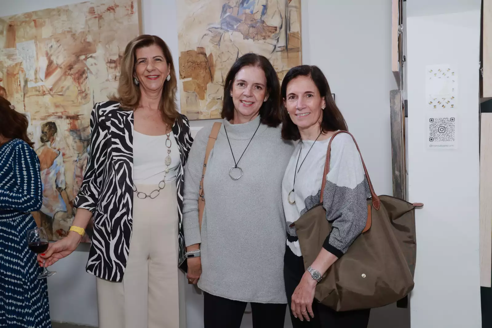 Lolis Gómez Roch, Maite Ávila e Isabel Suárez 