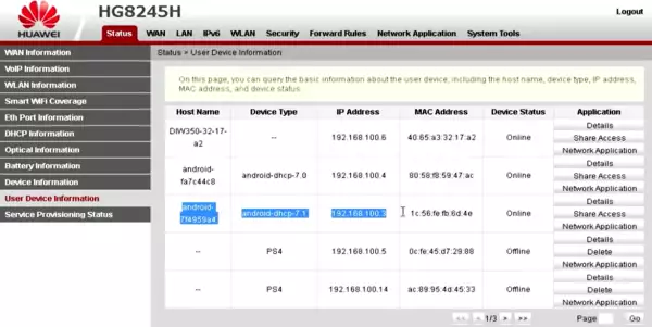 El sitio para administrar un modem de Totalplay 