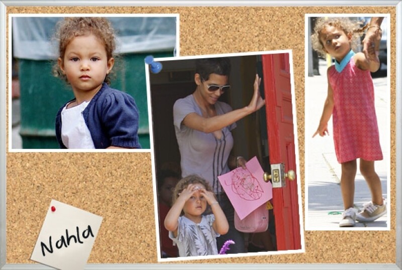 Nahla es una niña muy `cool´ que bien podría hacerle competencia a Suri.