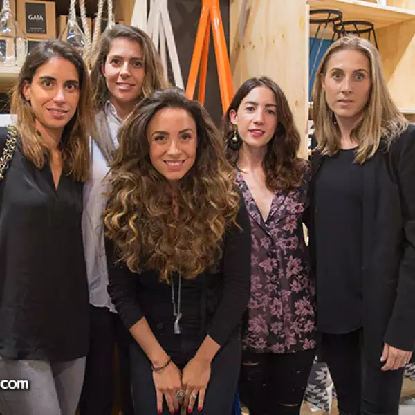 Carla Braun, Mariana González, Marion Cortina, Maréa Tellez y Susana Reyes Retana