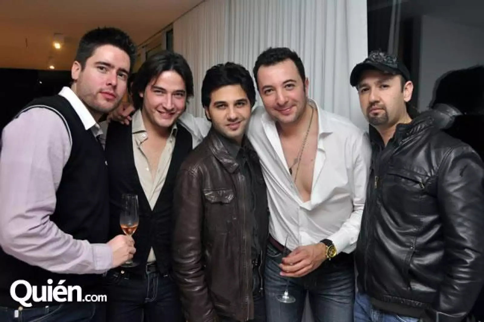 Pedro Quiñonez,Mario Chejade,Juan Jo Reachi,Omar Strada y Gastón Morales