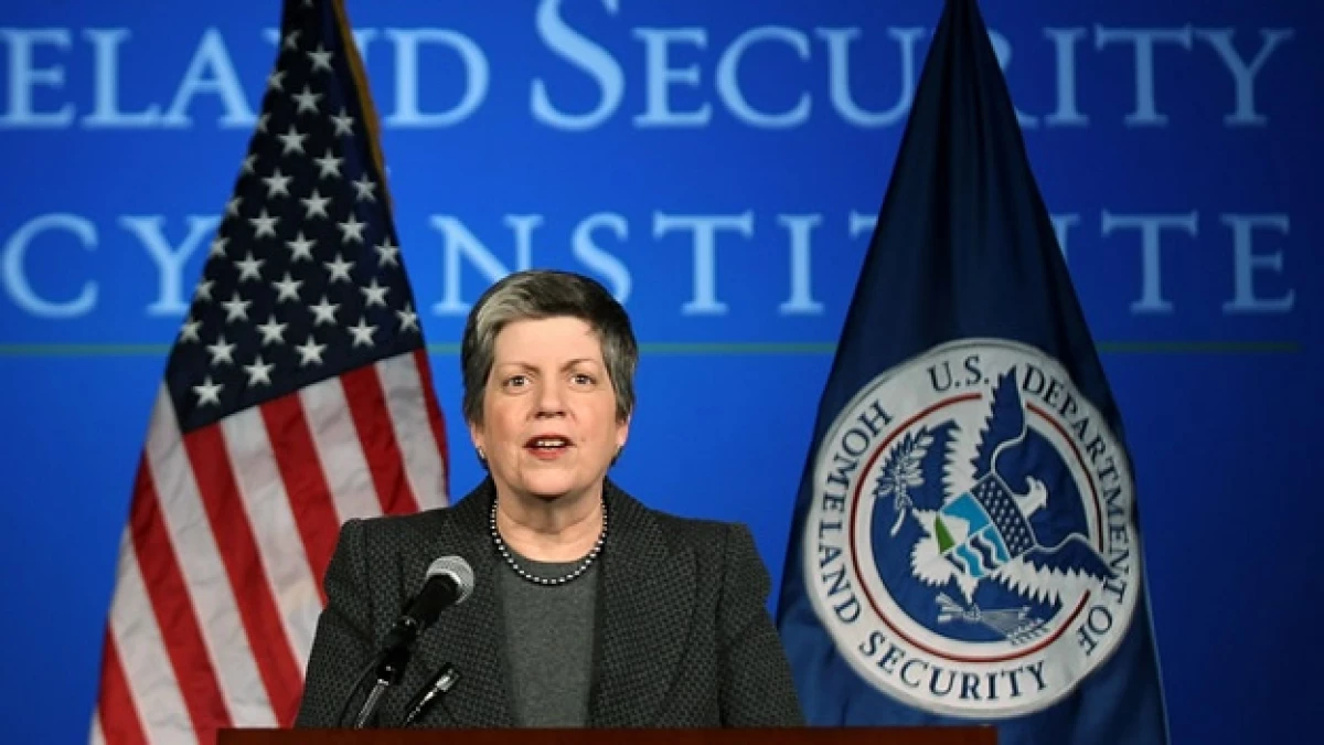 Janet Napolitano secretaria Seguridad Nacional contra carteles mexicanos