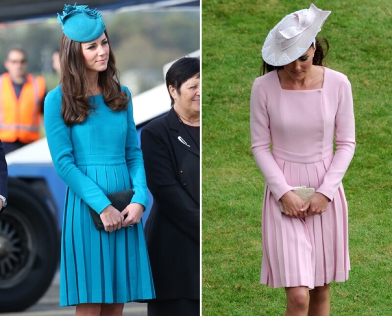 Kate ya había usado un vestido idéntico en el pasado, sólo cambió el color.