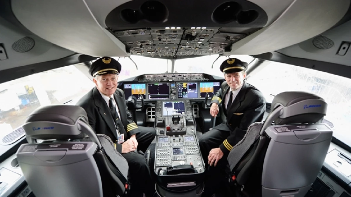 cabina pilotos avión