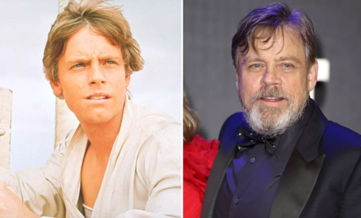 Mark audicionó por sugerencia de uno de sus amigos, quedándose con el papel principal de Luke Skywalker.