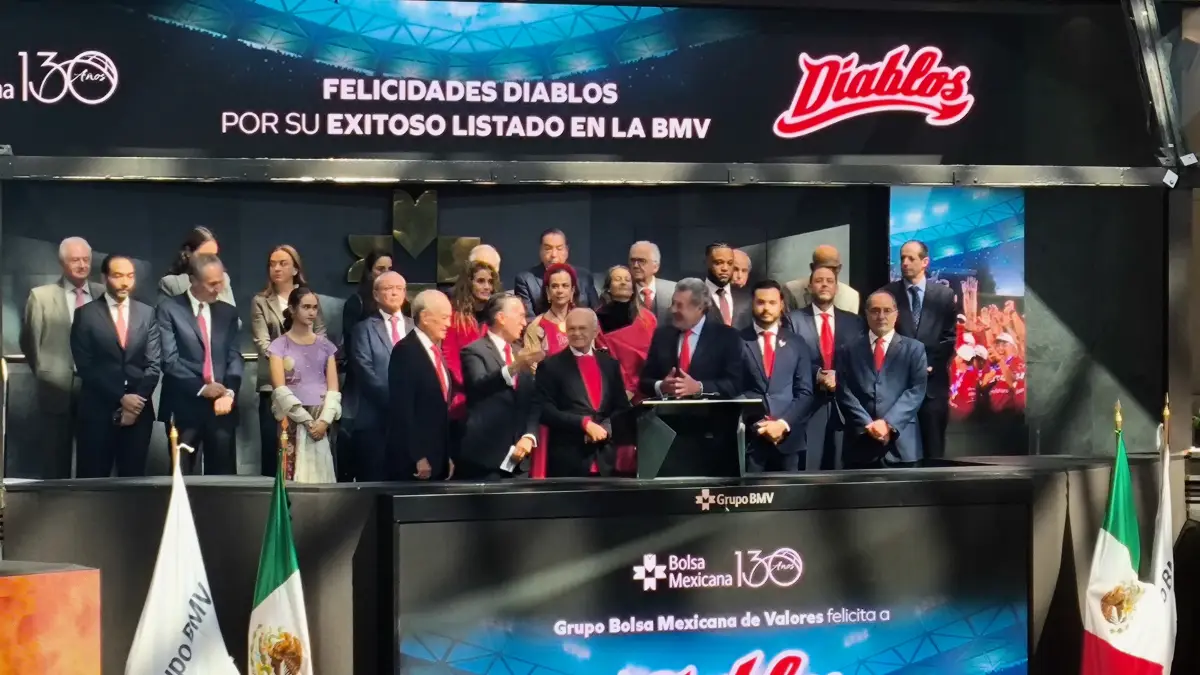 ¡Es oficial! Diablos Rojos debuta en Bolsa