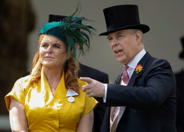 Sarah Ferguson y el príncipe Andrés