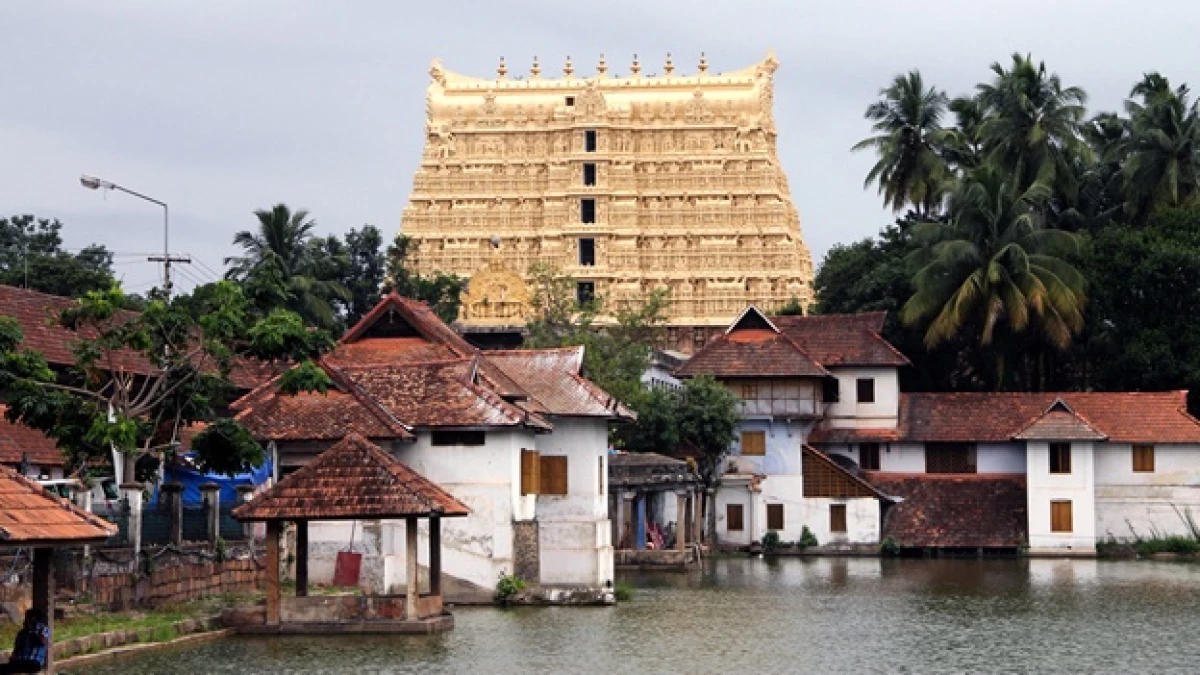 india templo kerala tesoro