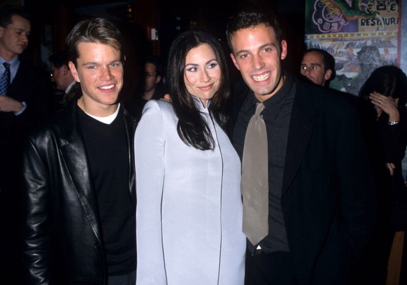 Matt Damon, Minnie Driver y Ben Affleck
