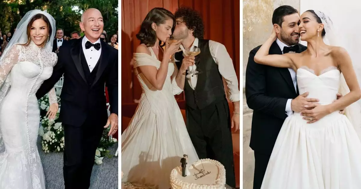 Bodas de los famosos que marcaron 202