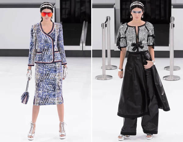 Kendall Jenner en el desfile de SS16 de Chanel.