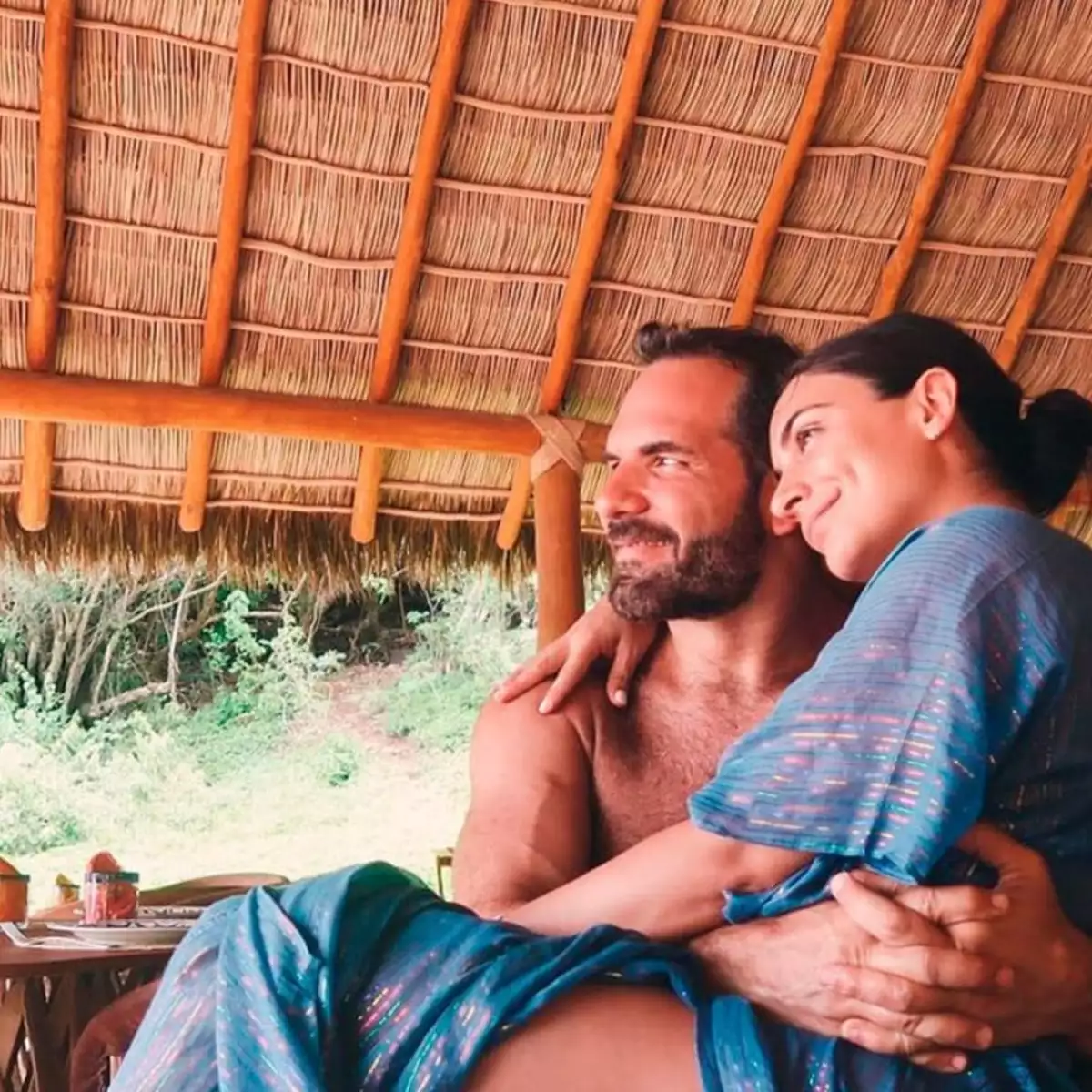 Ana Brenda Contreras y su prometido, Zacarías Melhem