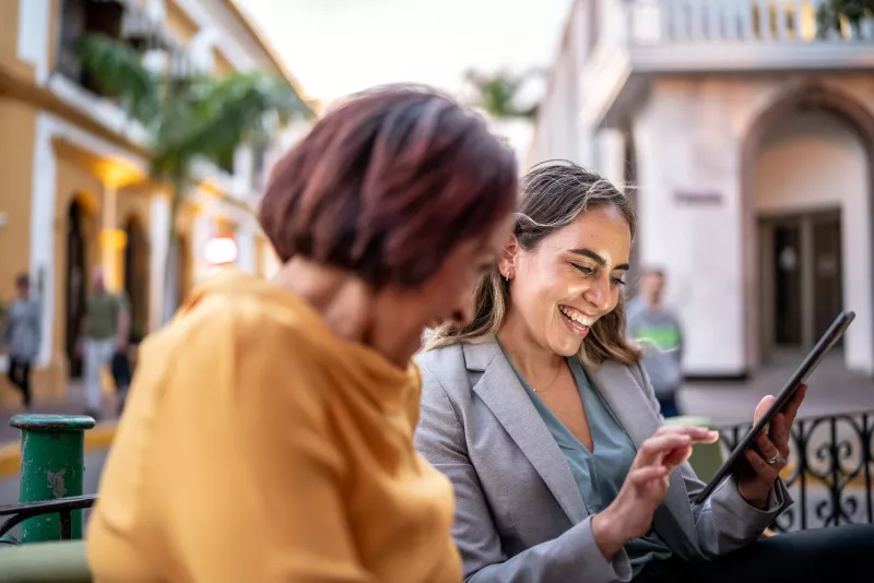 Business coworkers having a meeting at coffee shop