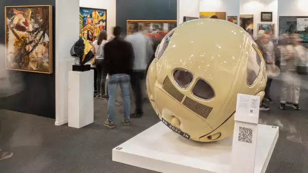 Vista de Zona Maco, la feria de arte más importante de Latinoamérica. 