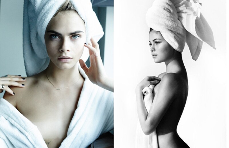 Selena Gomez y Cara Delevingne han sido otros famosos que han posado para la campaña.