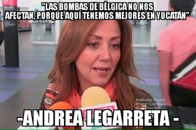 Andreaa fue atacada de nuevo.