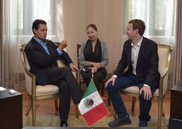 EPN dijo querer realizar proyectos en México en conjunto con Facebook.