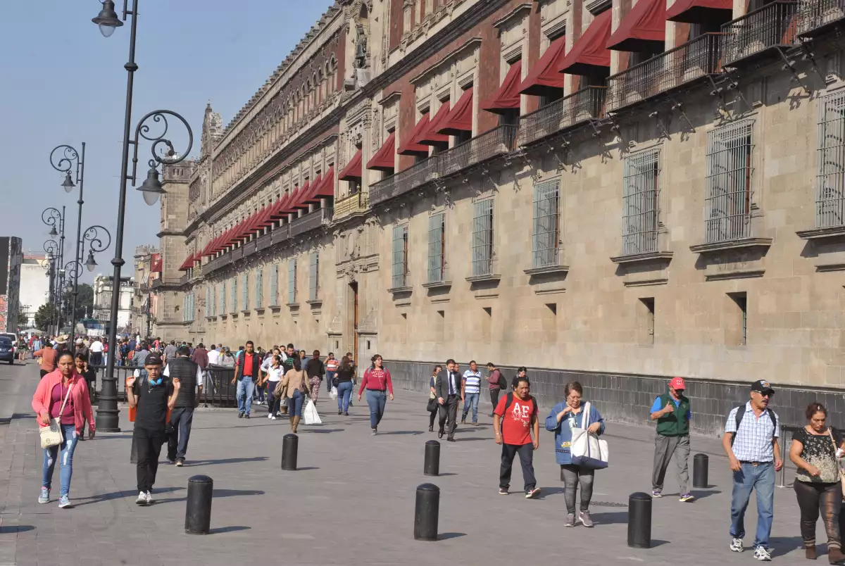 Palacio Nacional con AMLO