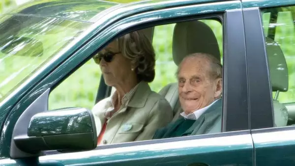 Penny Knatchbull y el duque de Edimburgo