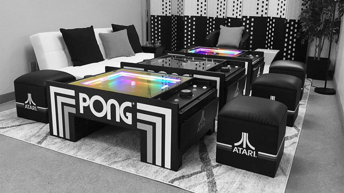 Llegó el Atari 2.0 con la nueva mesa de Pong