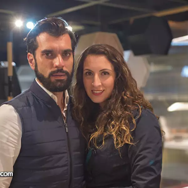 Vincent Speranza y Paola Espíndola