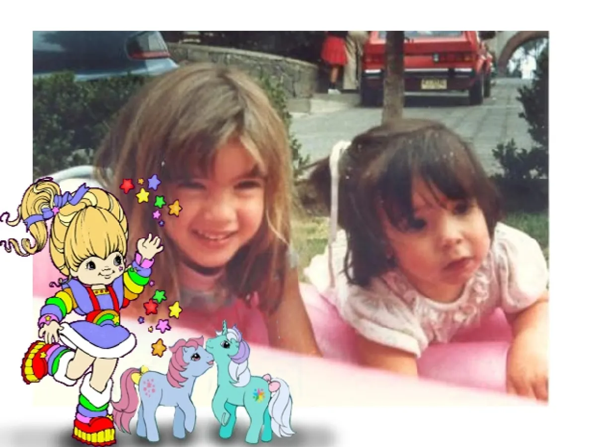 Sus caricaturas favoritas eran Rainbow Bright y Mi Pequeño Pony
