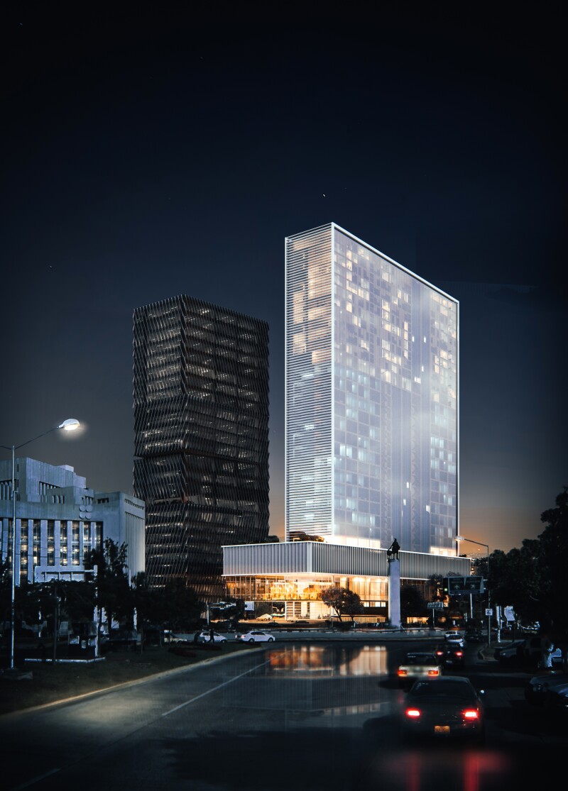Los nuevos departamentos de Greystar en Guadalajara estarán en los últimos 11 niveles de la torre.
