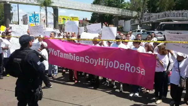 Manifestación apoyo Mamá Rosa