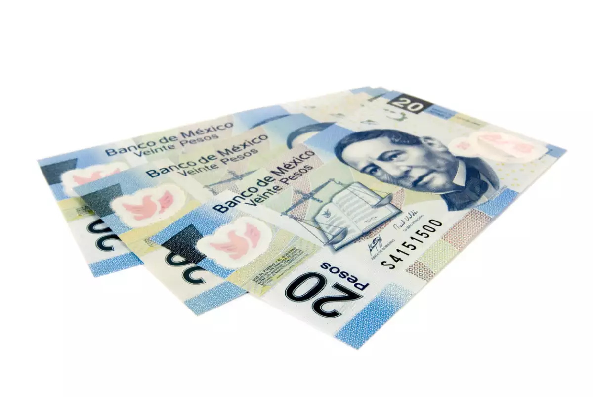 20 pesos tipo de cambio peso