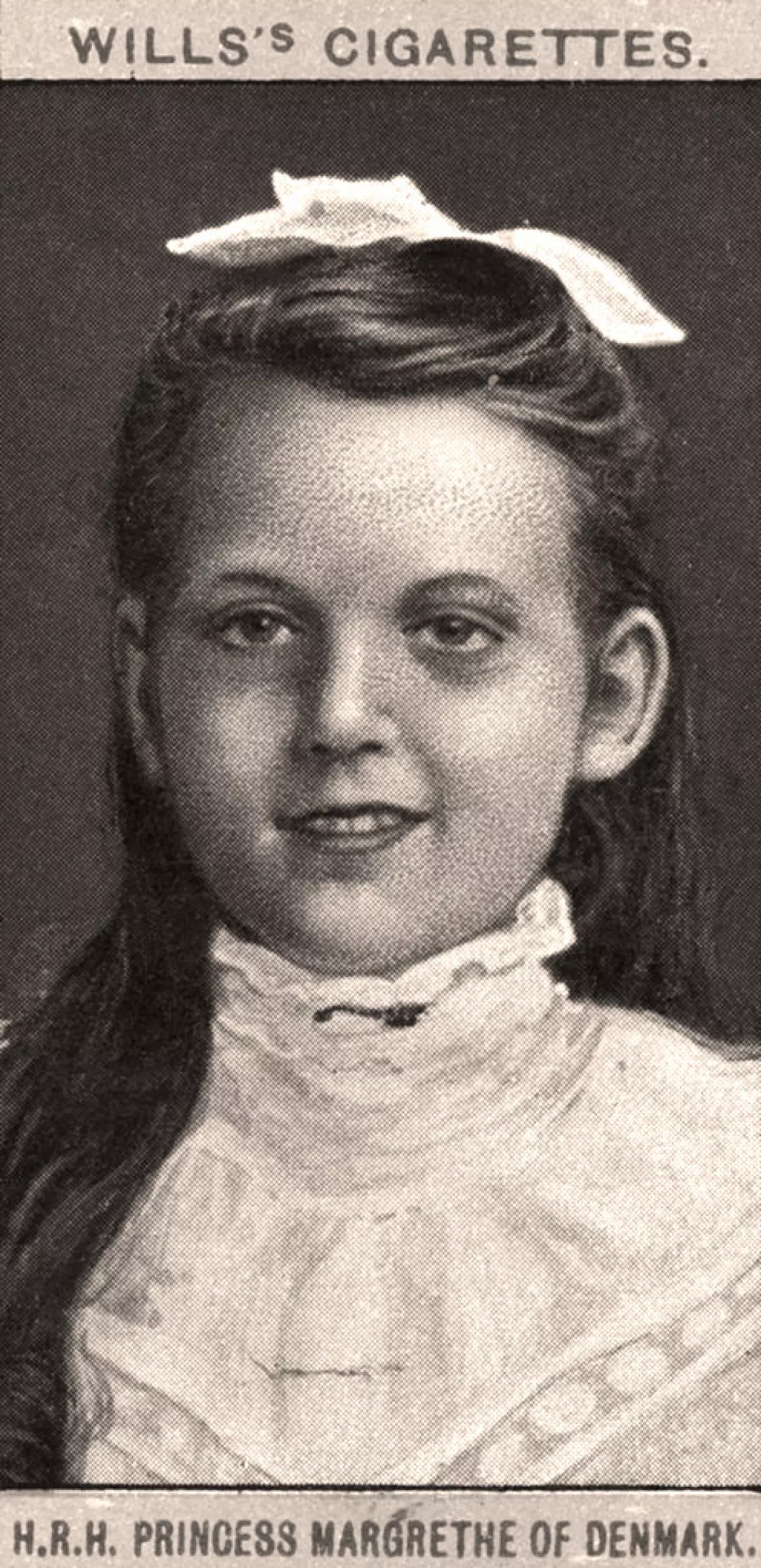 H.R.H Princess Margrethe of Denmark, 1908.Artist: WD & HO Wills
