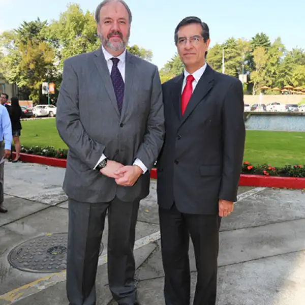 Sergio Aguilar y Jorge González Mejía