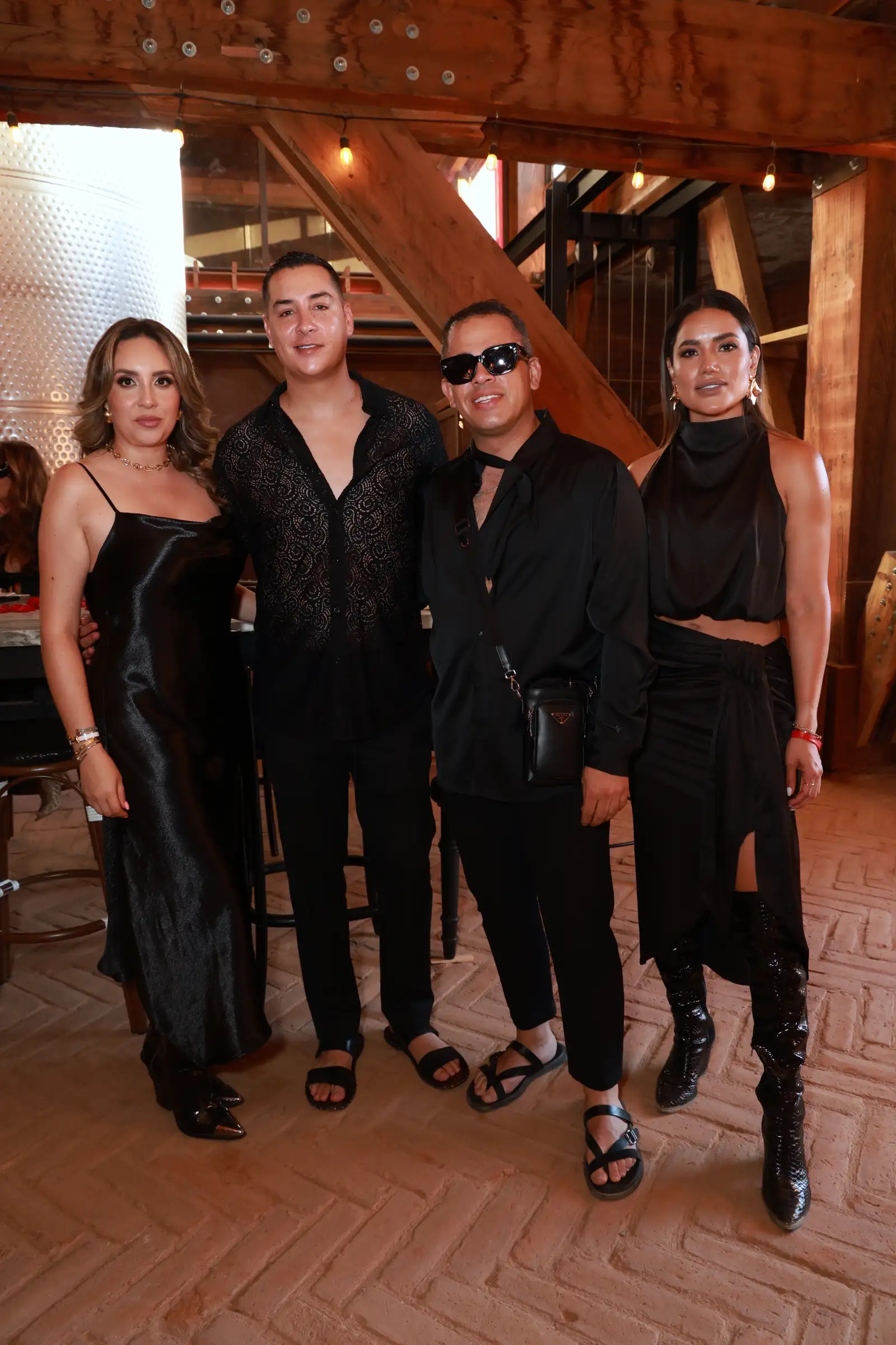 Carolina Rivas, Allan Marcin, Roberto Gastélum y Alix Herrada 