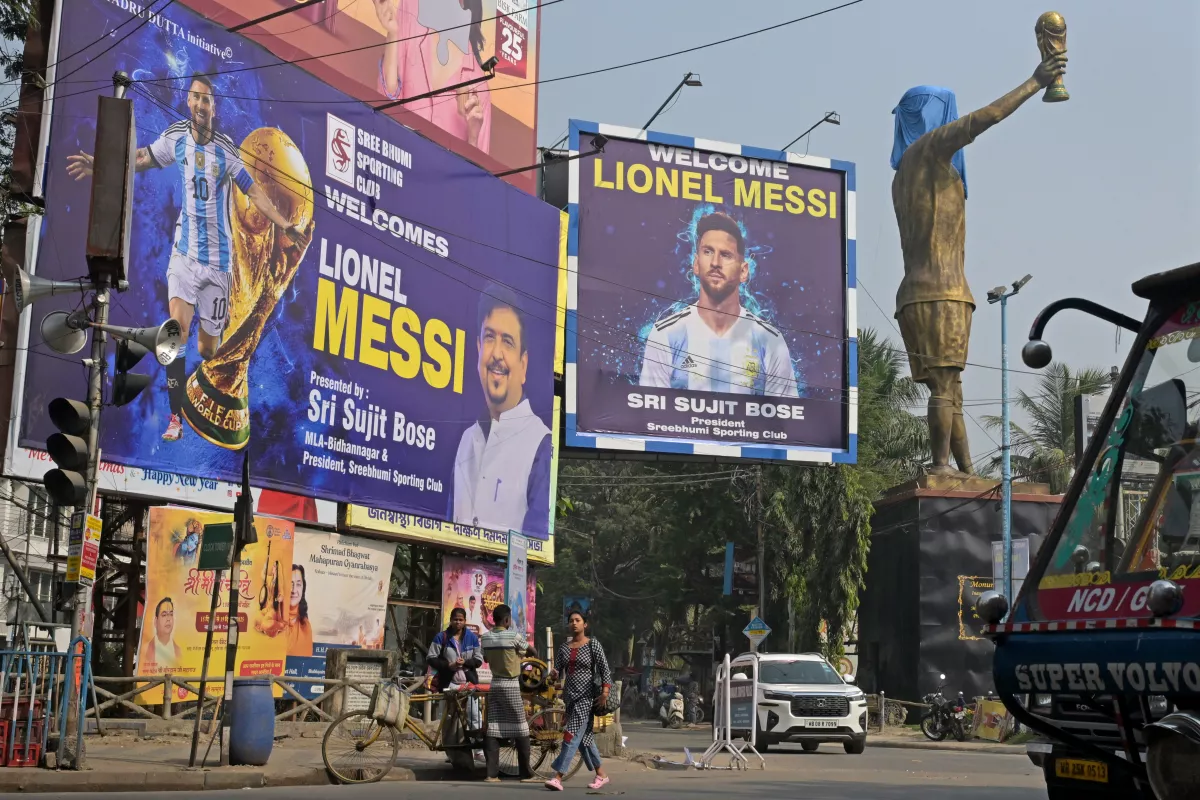 Messi inaugurará su estatua gigante en la India como parte de una gira