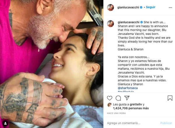 Gianluca Vacchi, Blu Jerusalema y Sharon Fonseca.