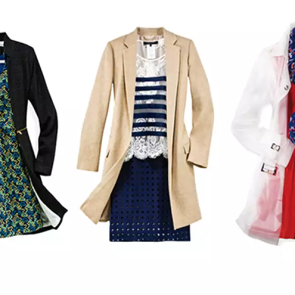 Aunque la temporada es muy calurosa, los chubascos pueden sorprender y debes estar preparada;aprende a combinar prendas en algodón, poliéster o seda con sacos, gabardinas o abrigos ligeros.