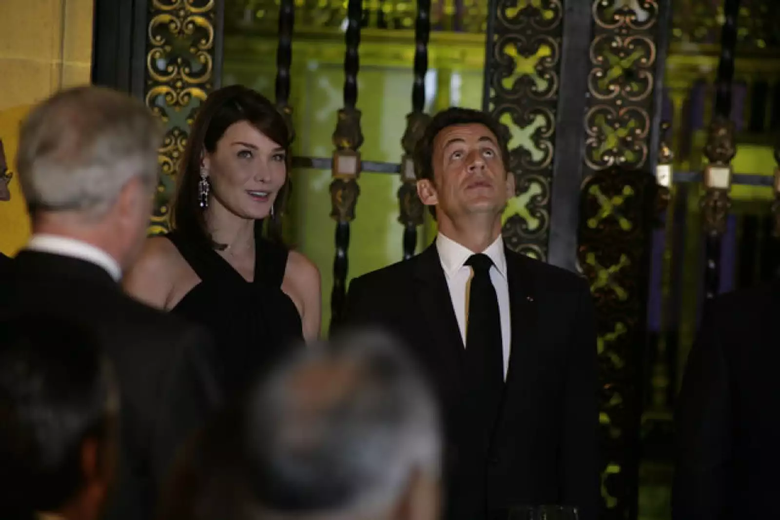 Cena Sarkozy en Palacio Nacional