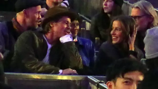 PREMIUM EXC Brad Pitt and Nicole Poturalski