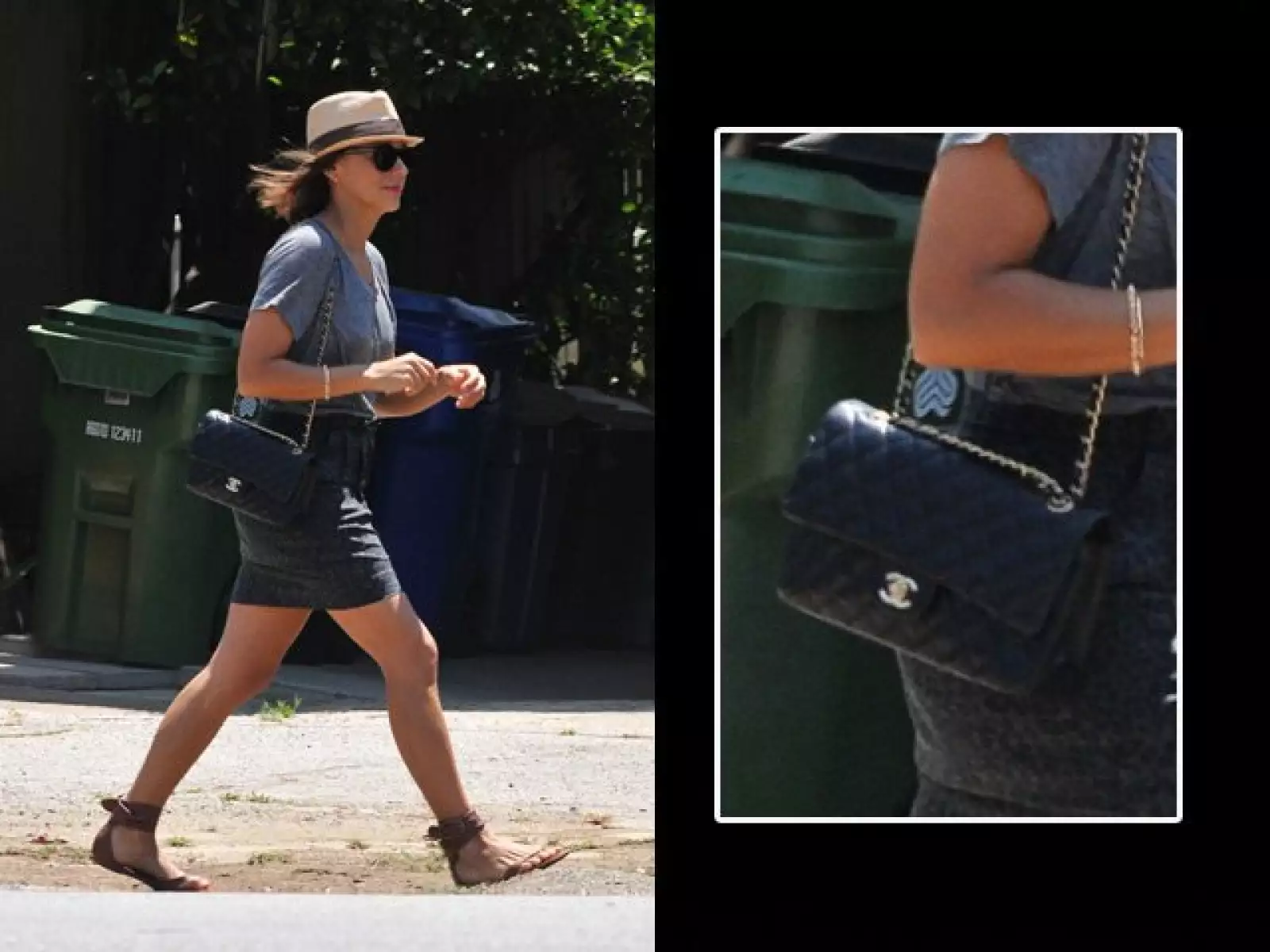 Reshida Jones asistió a una fiesta en Brentwood, California, y utilizó un Chanel para la ocasión.